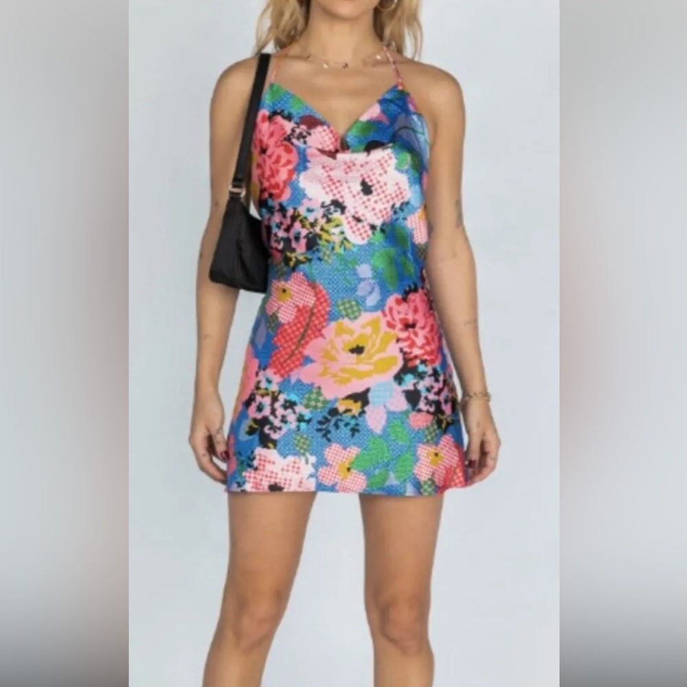 Princess Polly Multicolor Floral Slip Dress